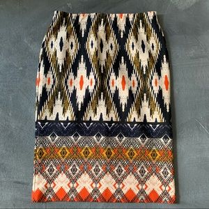 Maeve Printed Skirt From Anthropologie